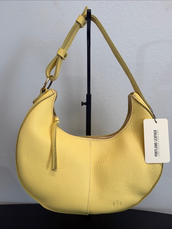 Portland Leather Handbags - Portland Leather | “Butter Bliss” Large Nora Crescent Pebbled Shoulder Bag